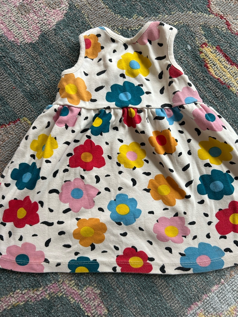 Hanna Andersson Children's Floral Tank Dress - Multicolor cotton - Picture 2 of 4